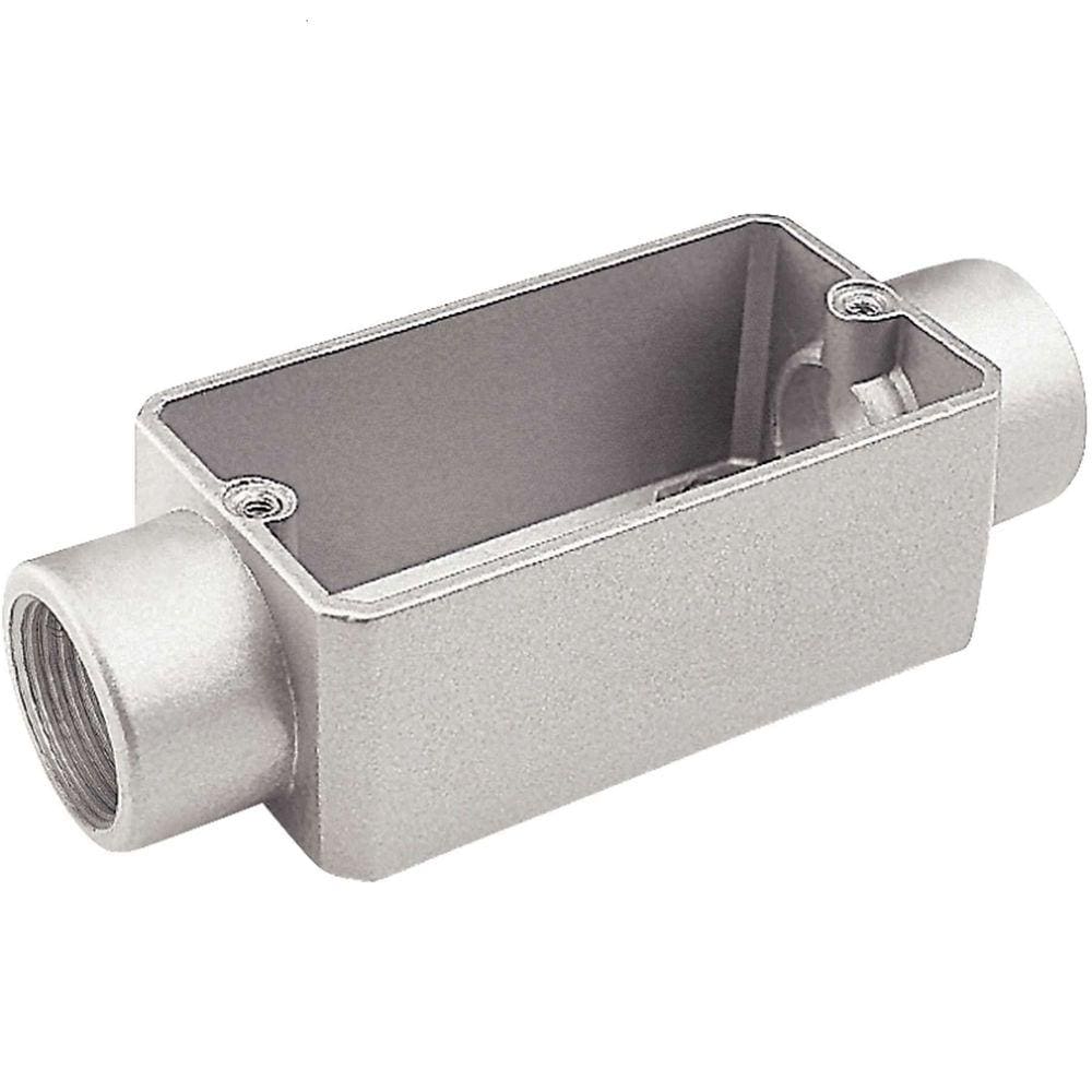 Condulete fixo 1.1/2&quot; tipo &quot;C&quot; - com tampa / rosca BSP / sem pintura Tramontina