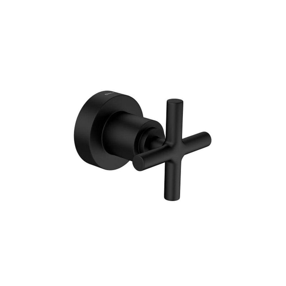 Acabamento para Registro de Gaveta Deca Duna Clássica 4900.BL64.PQ.MT 1/2&quot;, 3/4&quot; e 1&quot; Black Matte