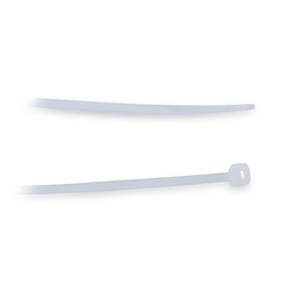 Abraçadeira De Nylon Branco 2.5Mm X 200Mm Pct C/ 100Pçs