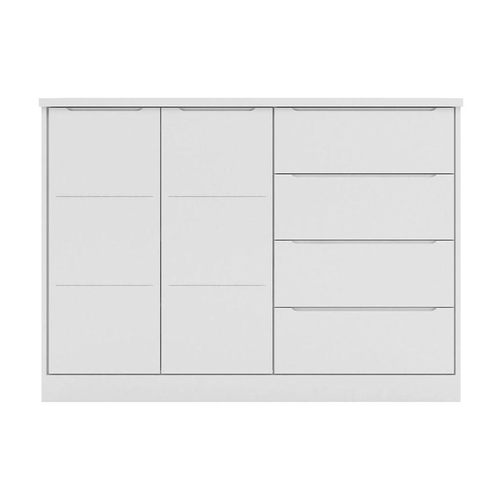 Cômoda Infantil Pérola 100% MDF 10211 Branco Phoenix Baby