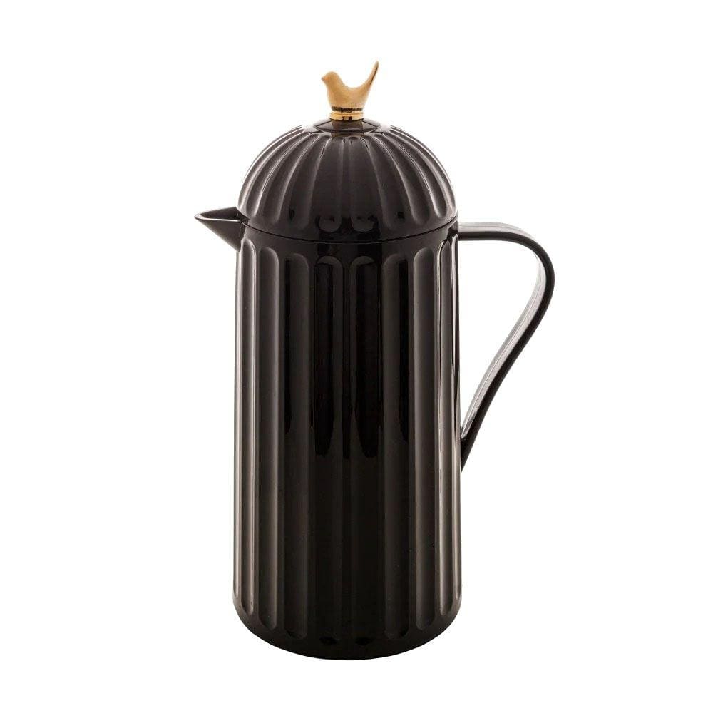 Garrafa Térmica Bird 1 Litro Bon Gourmet Preta