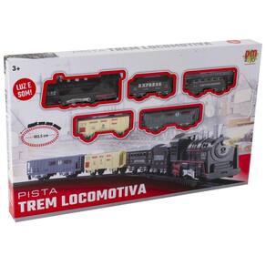 Trem De Brinquedo Construction A Pilha Locomotiva Infantil