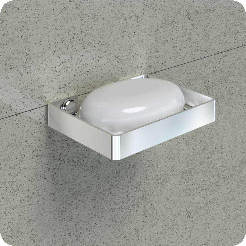Suporte Para Sabonete De Parede Alto Brilho