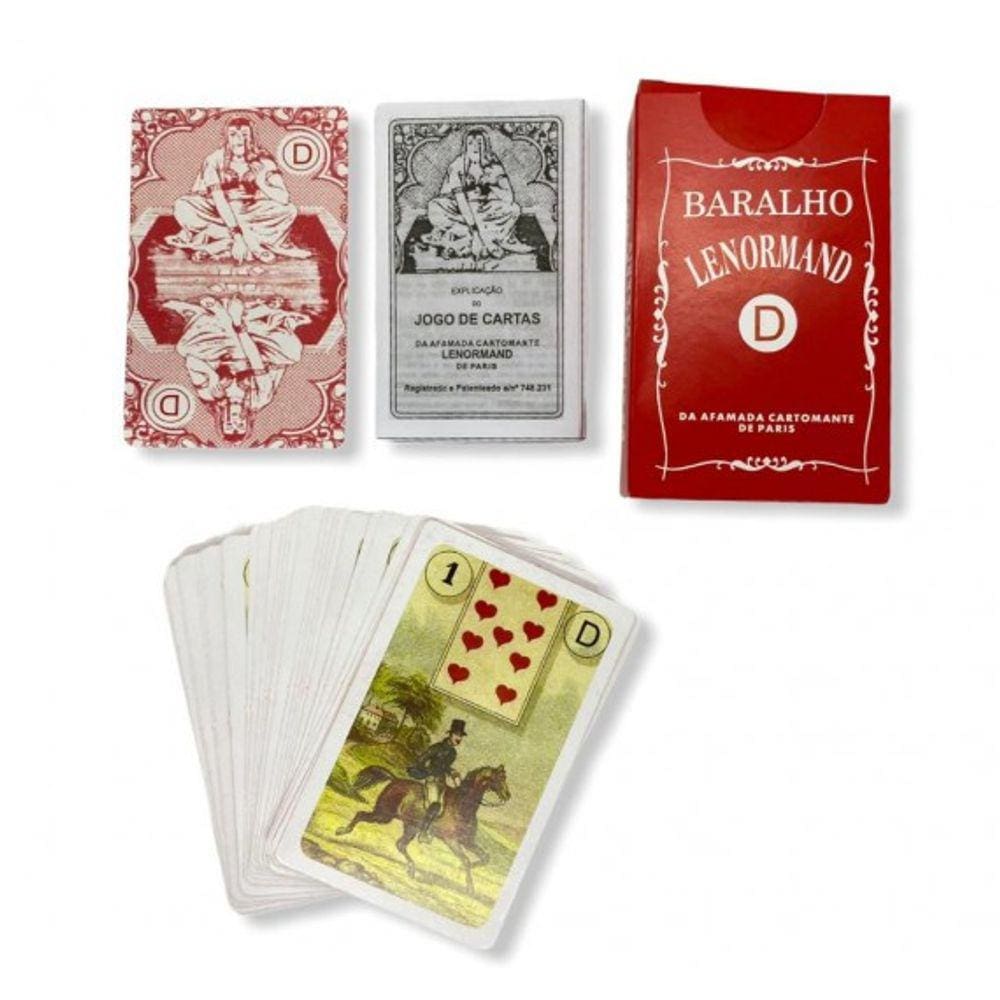 Baralho Tarot do Cigano Vladimir 36 Cartas com Manual