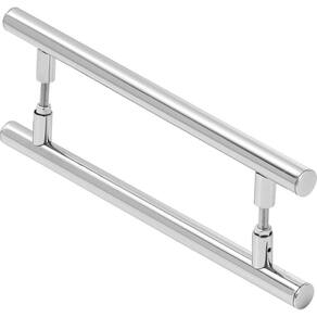 Puxador De Porta Redondo Para Vidro E Madeira 90cm