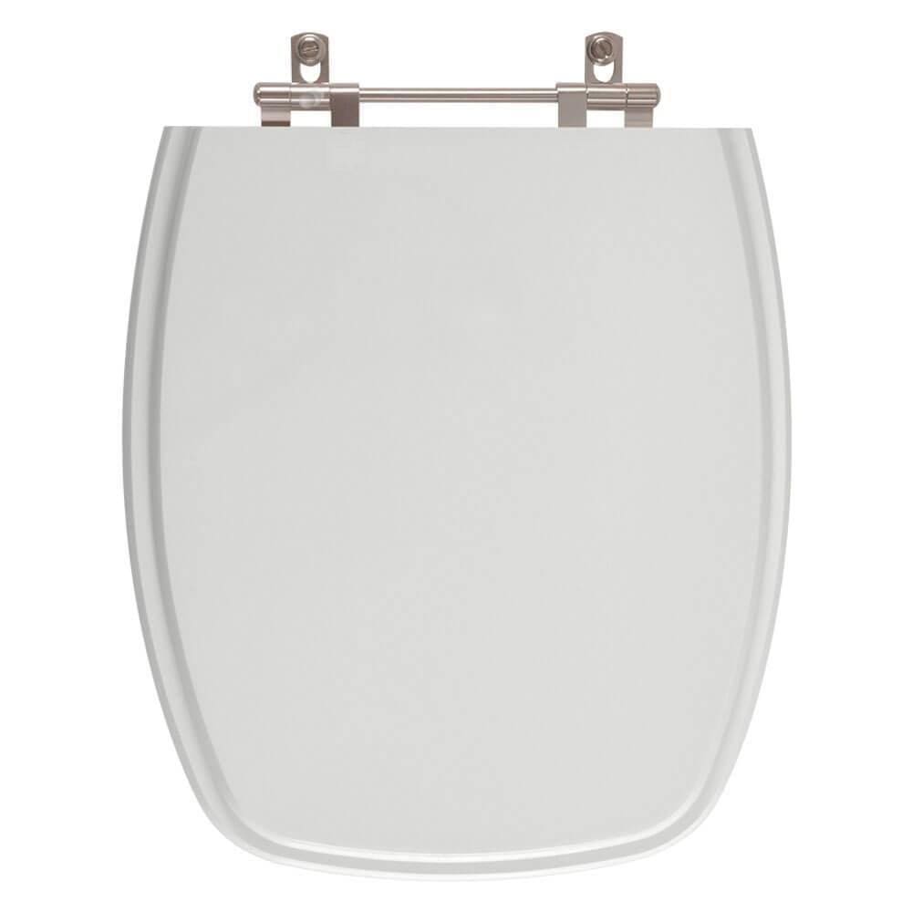 Assento Sanitario Primula Plus Cinza Fiori