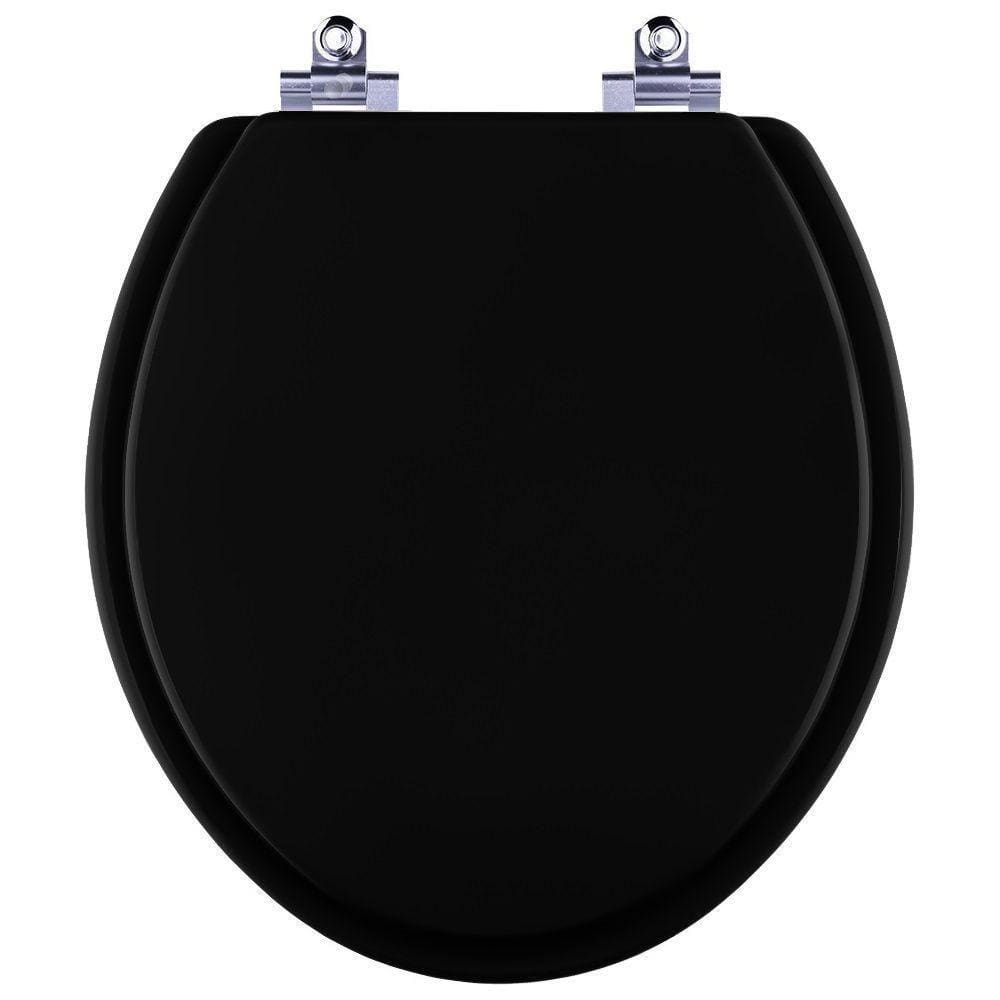Assento Sanitário Fechamento Lento Convencional Preto