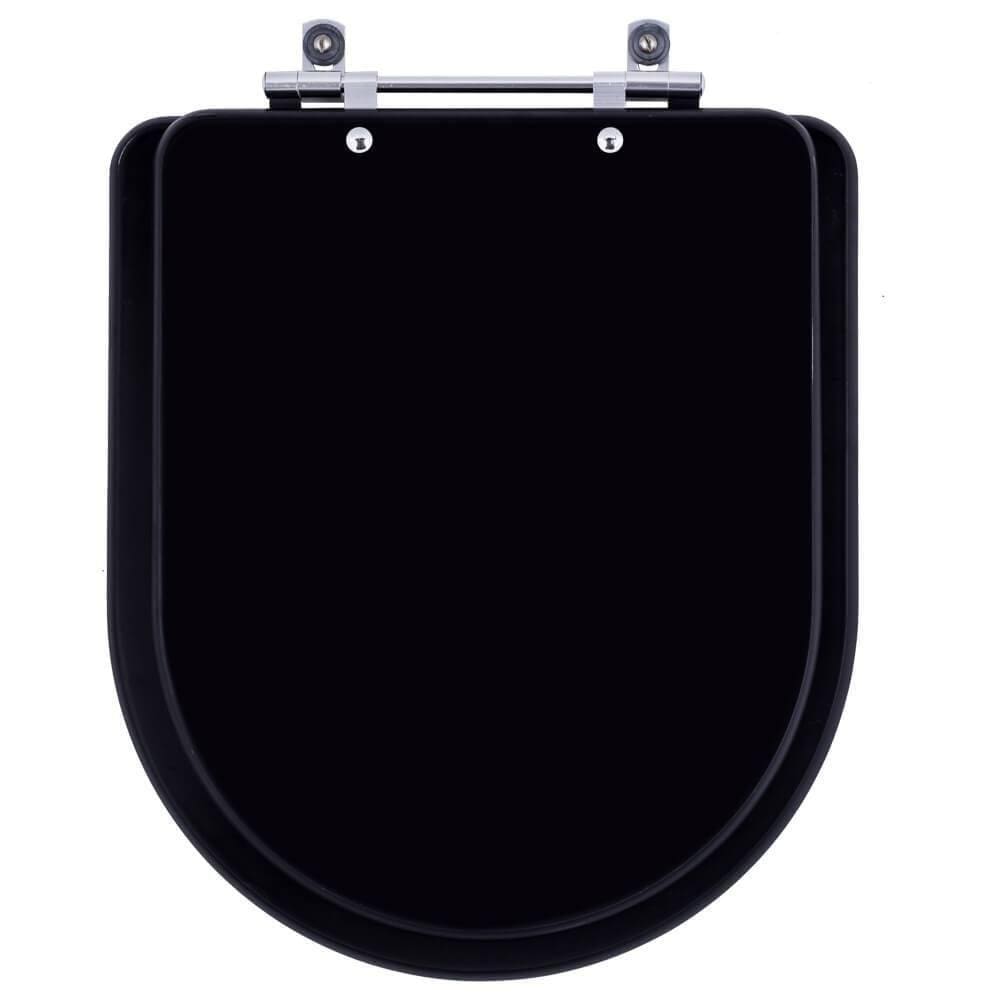Assento Sanitário Link Preto Fosco