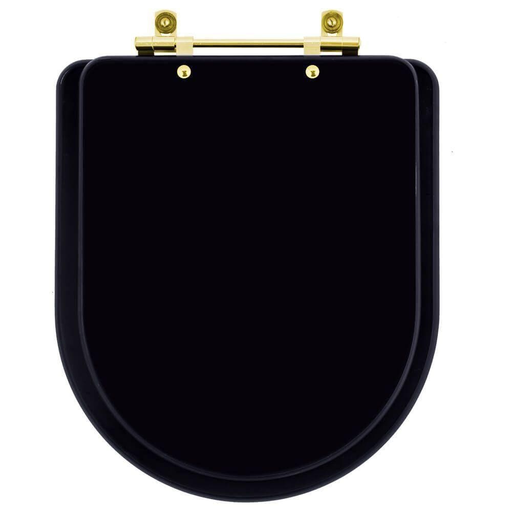 Assento Sanitário Link Preto Fosco