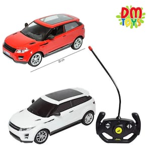 Brinquedo Infantil Carro Controle Remoto Sem Fio Land Rover 26 cm da DM TOYS