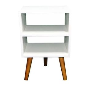 Nicho Retro/Mesa De Apoio/Mesa De Cabeceira Em Mdf Pé Palito