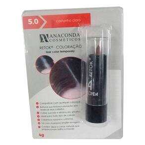 Retoque De Raiz Stick Anaconda Castanho Claro 5.0