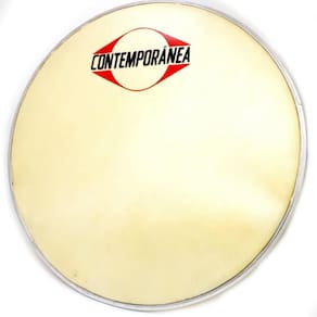 Pele Couro Animal 6 Tamborim Bongo C/ Aro Contemporanea