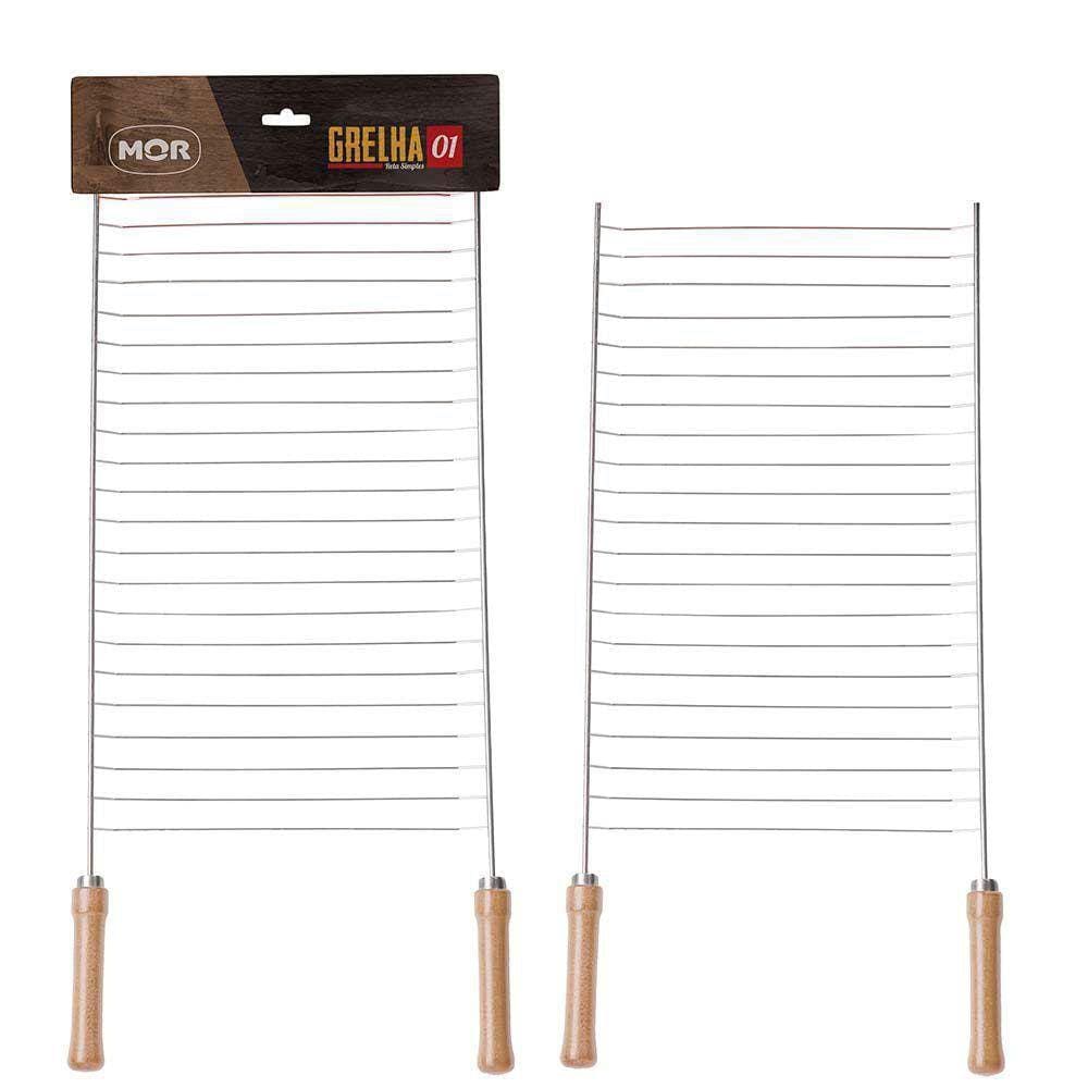 Grelha Para Churrasqueira Simples 50 Cm - 3107 - Mor