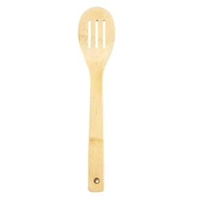 Colher De Pau Vazada Para Arroz De Bambú Ecokitchen 30 Cm