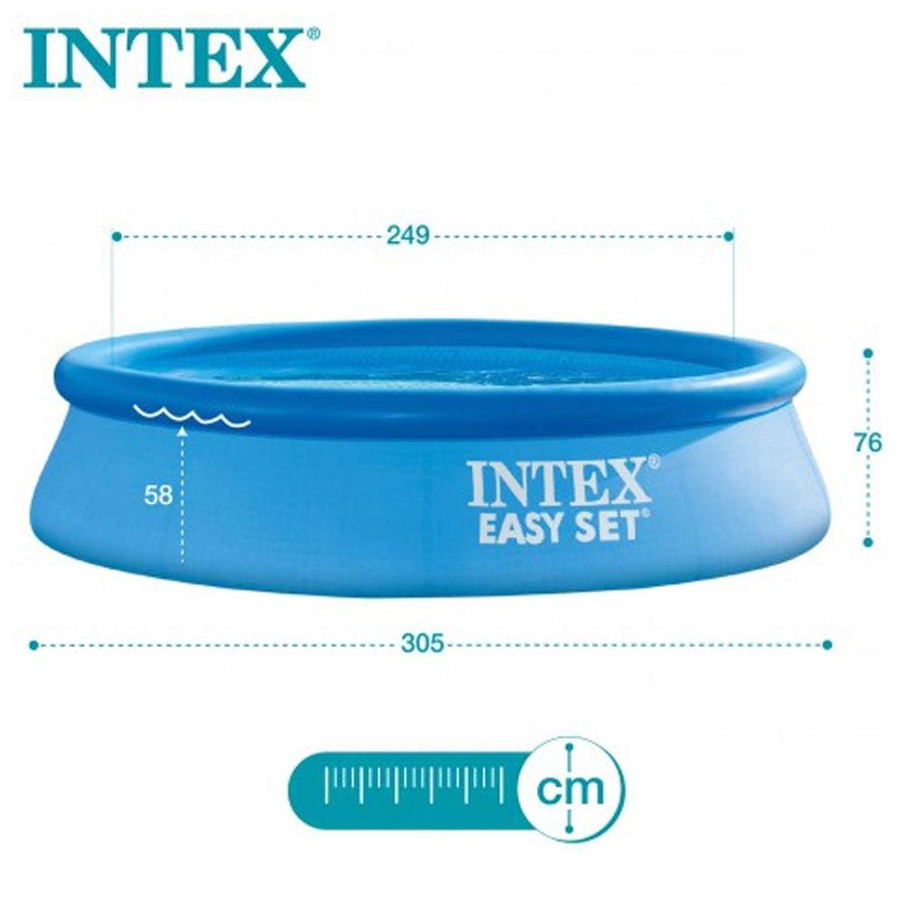 Kit Piscina Inflável Easy Set 3.853 Litros 305 Cm X 76 Cm com Bomba Filtrante 127v Intex
