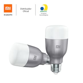 Kit Com 2 Lâmpadas Mi Led Smart Bulb