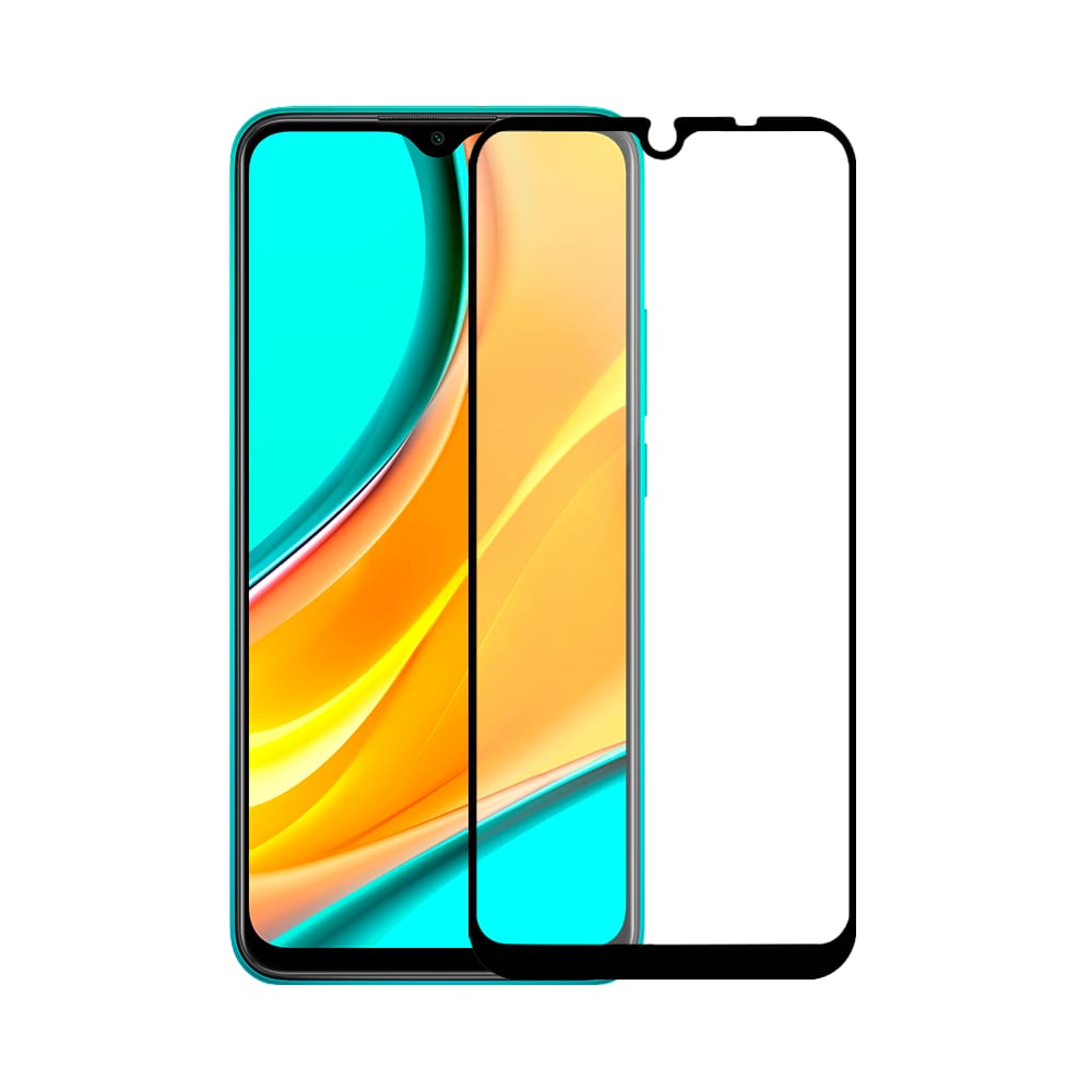 Película De Vidro 3D Full Cover Smartphone Xiaomi Redmi 9