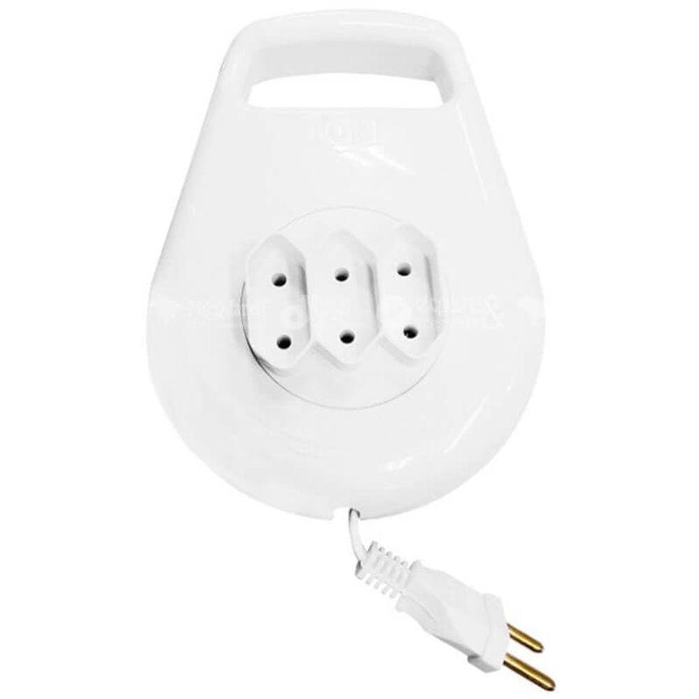 Extensão Enrolável 127V 250V 5M Ilumi