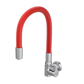 Torneira Hydra Motion Bica Flexivel 1168 Parede - Vermelha | 1168.METPVHMN