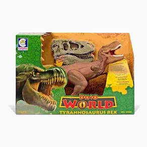Dinossauro Tiranossauro Rex Dino World C/ Som Cotiplas  2088 Cotiplas