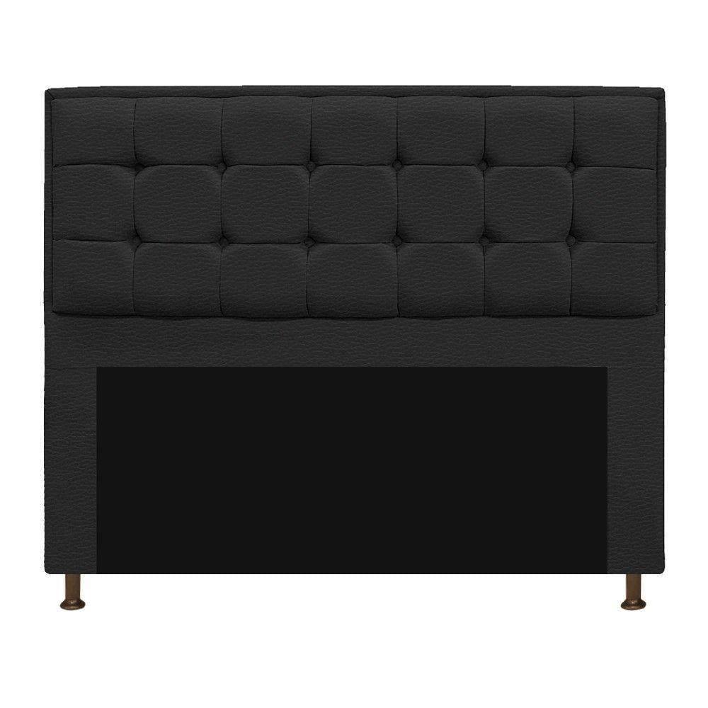 Cabeceira Copenhague 160 Cm Queen Size Corano Preto