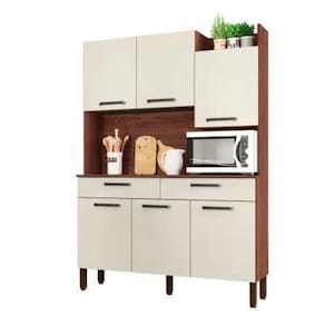 Cozinha Compacta Modena 2478 6 Portas 2 Gavetas Kits Paraná