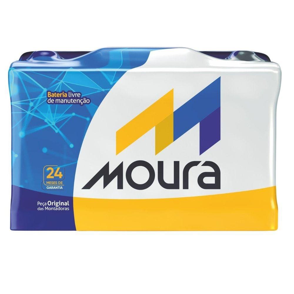 Bateria Moura Livre De Manutenção 12V 60Ah M60GD GRAND BLAZER KADETT MONZA TIGRA VECTRA ACCORD HB20