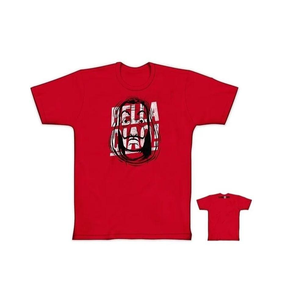 Camiseta Bella Ciao Vermelho Tam G - CLUBE COMIX 18960