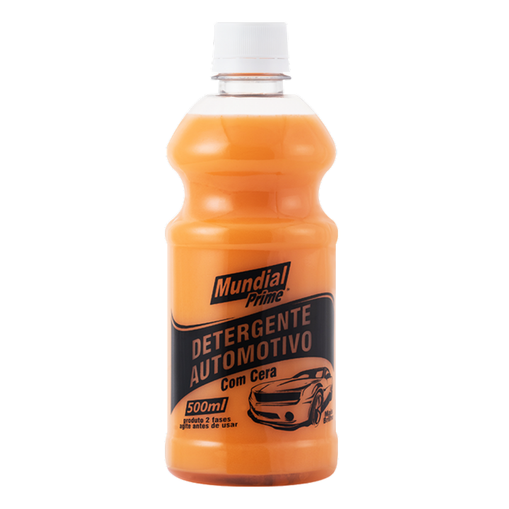 Detergente Lava Auto C/ Cera Conc. 500Ml Mundial Prime Li04000036
