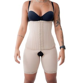 Short Cinta Modeladora Com 12 Barbatanas Alta M09