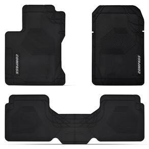 Tapete Borracha Antiderrapante Preto Jeep Compass 2022
