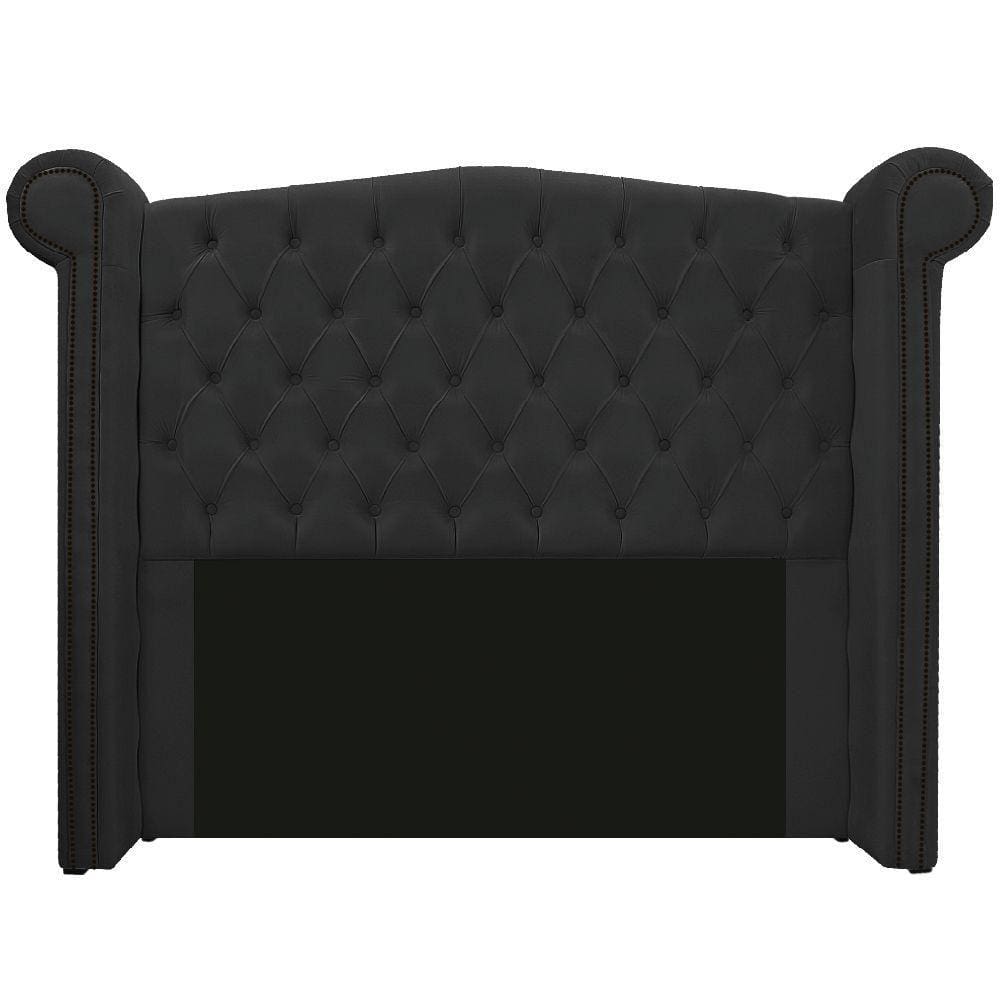 Cabeceira Veneza 160 Cm Queen Size Suede Preto