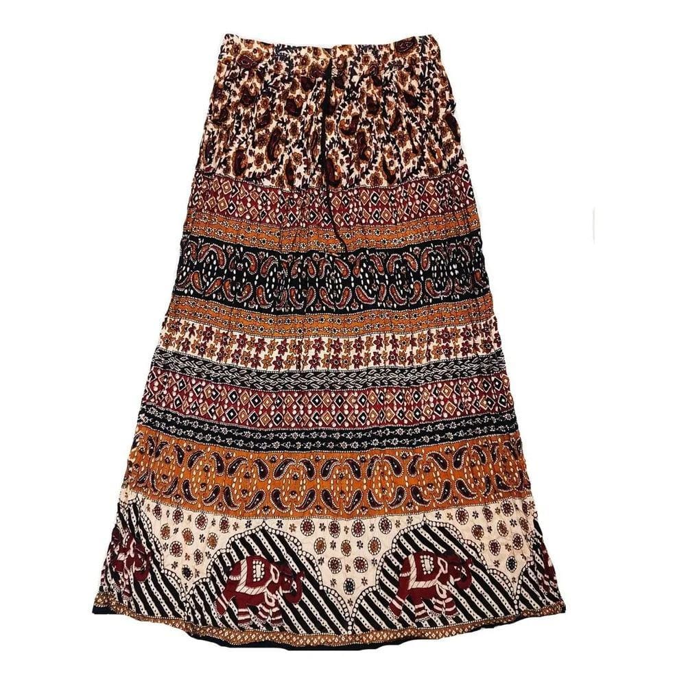 Saia Indiana Maia Cigana Boho Longa Vários Modelos