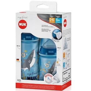 Kit com 2 Mamadeiras MY FIRST 150ML/300ML NUK PA7063