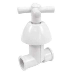 Registro Pressão Plastilit com Canopla 20mm Embalagem com 5 Unidades