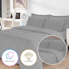 Jogo de Cama Soft Conforto Casal Queen Vários Tamanhos Casa Dona