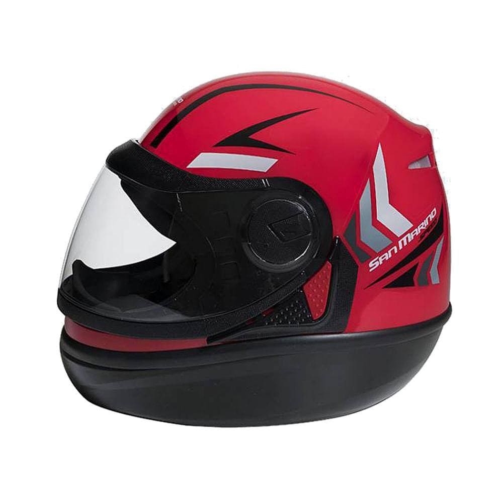 Capacete San Marino Speed One Vermelho/Preto Tam 60