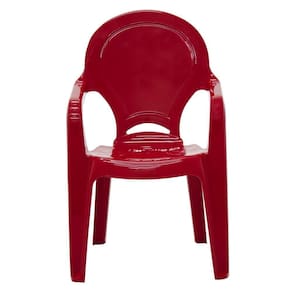 Cadeira Infantil Tique Taque em Polipropileno Vermelho