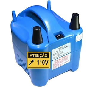 Bomba de Ar Inflador Profissional Bexigas e Balões 2 Bicos