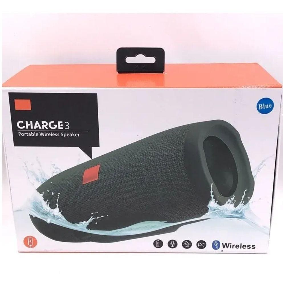 caixa de som charge 3 primeira linha