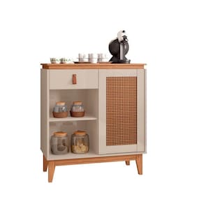 Aparador Café Rubi 1g Off White Noce