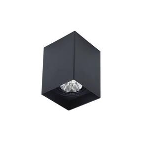 Spot de Sobrepor Nordecor Loch AR70 GU10 Quadrado Bivolt Preto