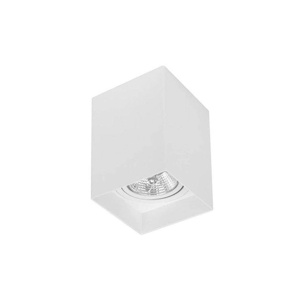 Spot de Sobrepor Nordecor Loch AR70 GU10 Quadrado Bivolt Branco