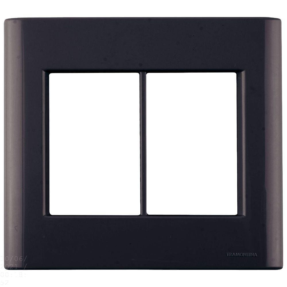 Placa 6 Postos 4x4 Tramontina Giz Grafite Tramontina