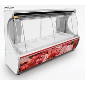 Expositor de Açougue New Standard Epóxi Branco EANSTD 3000 Refrimate