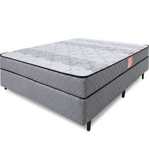 Cama Box Casal Ortopédico Espuma D33 Firme 138x188x51cm BF Colchões