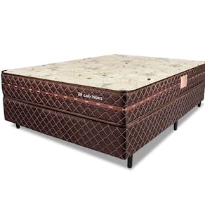 Cama Box Colchão Viúva Ortopédico Firme Espuma D33 Antialérgico Certificado Bege 128x188x58cm - BF Colchões