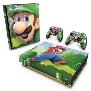 Skin Xbox 360 Slim Adesivo - Mario