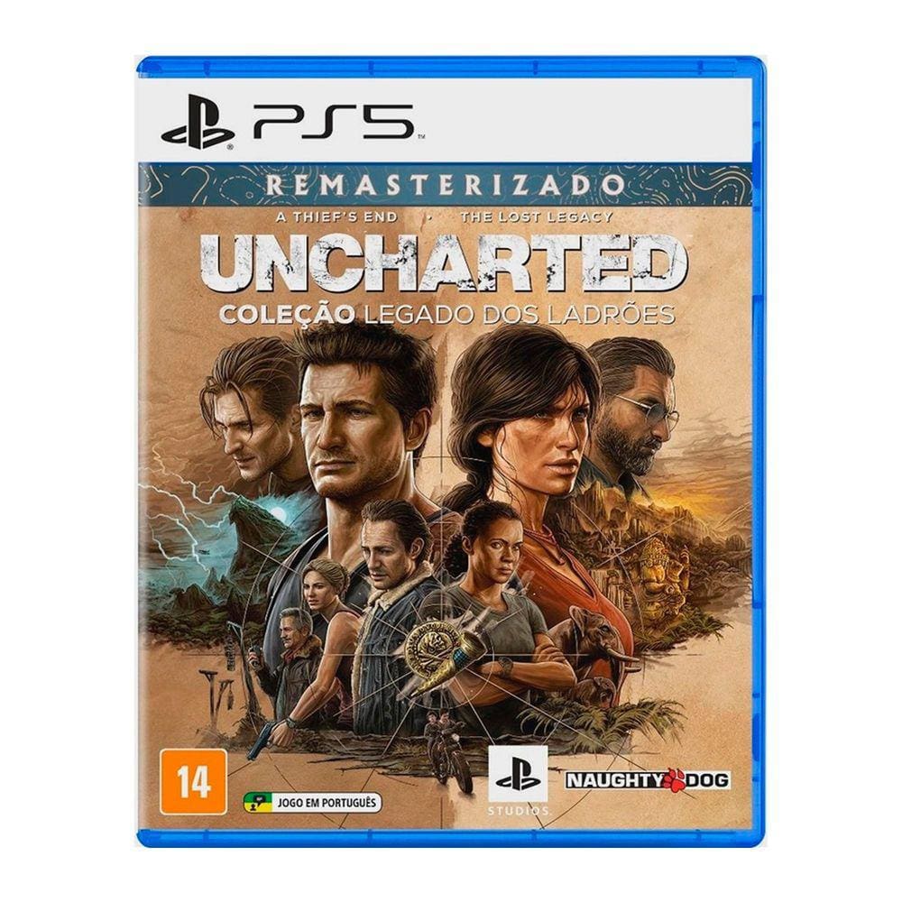 Jogo Uncharted Remasterizado - Ps5 Mídia Física